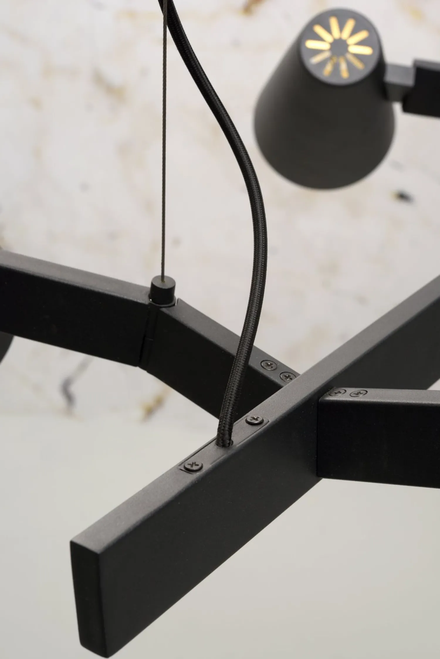 Industriële Hanglampen|Industriële Hanglampen-It's about RoMi Biarritz Hanglamp zwart