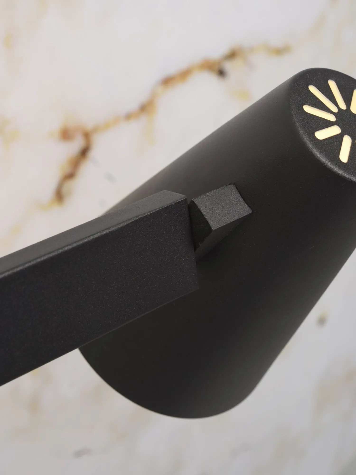 Industriële Wandlampen|Wandlampen-It's about RoMi Biarritz Wandlamp zwart