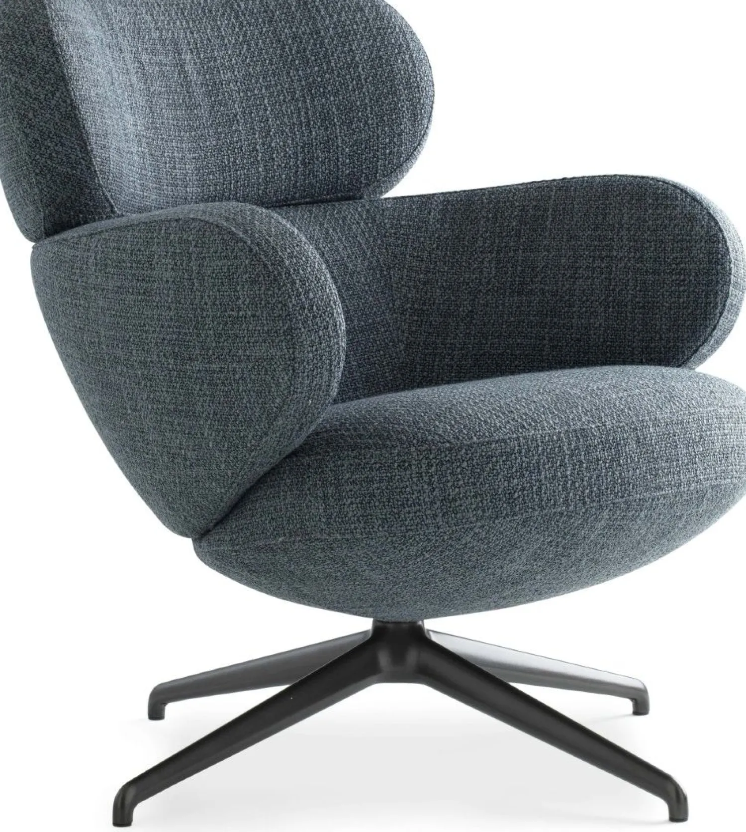 Design Fauteuils|Oorfauteuils-Pode Bibo Fauteuil Titanium