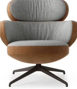 Design Fauteuils|Oorfauteuils-Pode Bibo Fauteuil Titanium