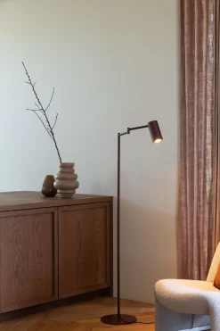 Vloerlampen|Vloerlampen-It's about RoMi Bilbao Vloerlamp Burgundy