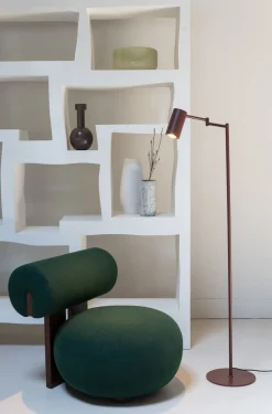 Vloerlampen|Vloerlampen-It's about RoMi Bilbao Vloerlamp Burgundy