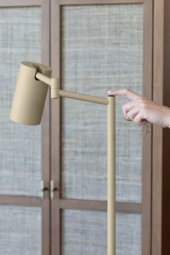 Moderne Vloerlampen|Vloerlampen-It's about RoMi Bilbao Vloerlamp Beige