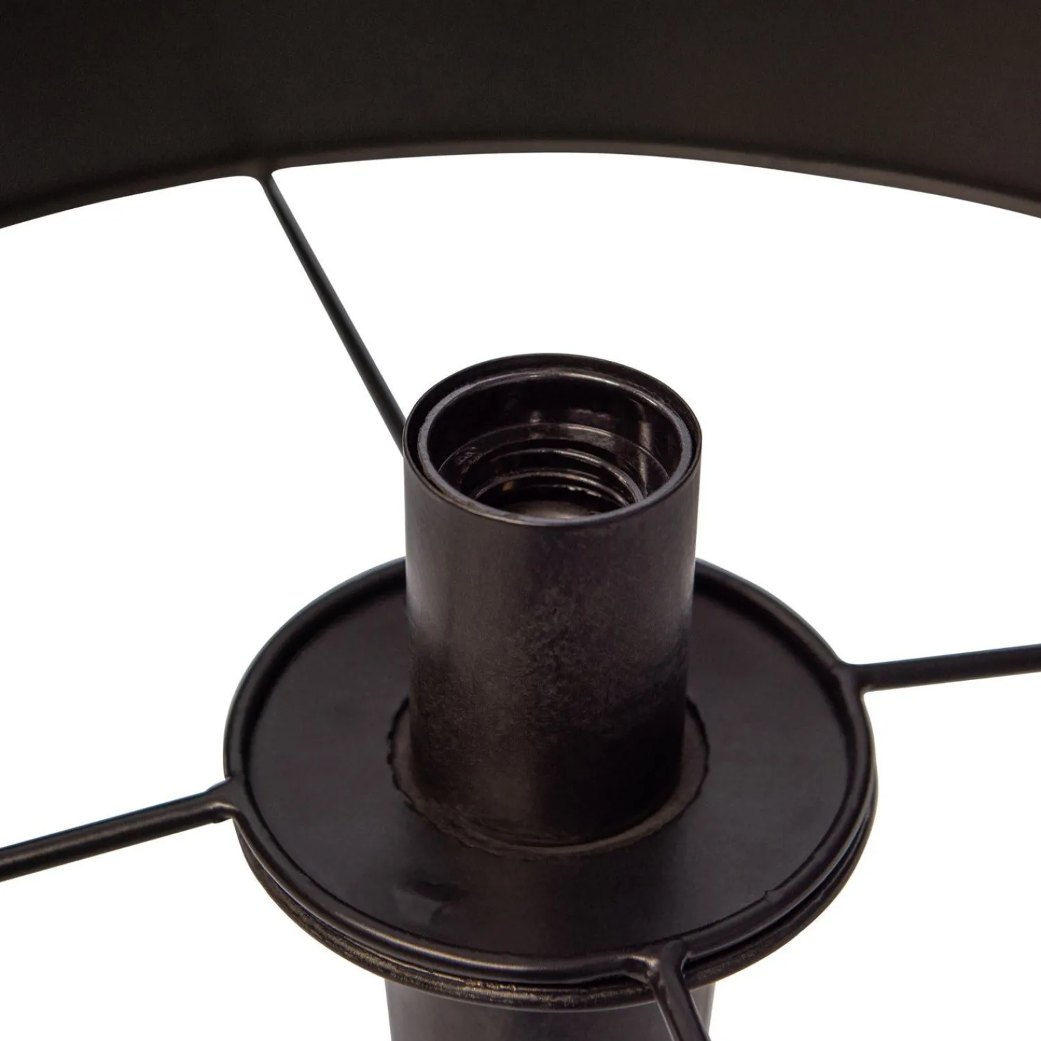 Vloerlampen|Vloerlampen-WOOOD Blackout too Vloerlamp Blac, Brass