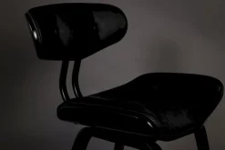 Eetkamerstoelen Zonder Armleuning-Dutchbone wood Eetkamerstoel Black