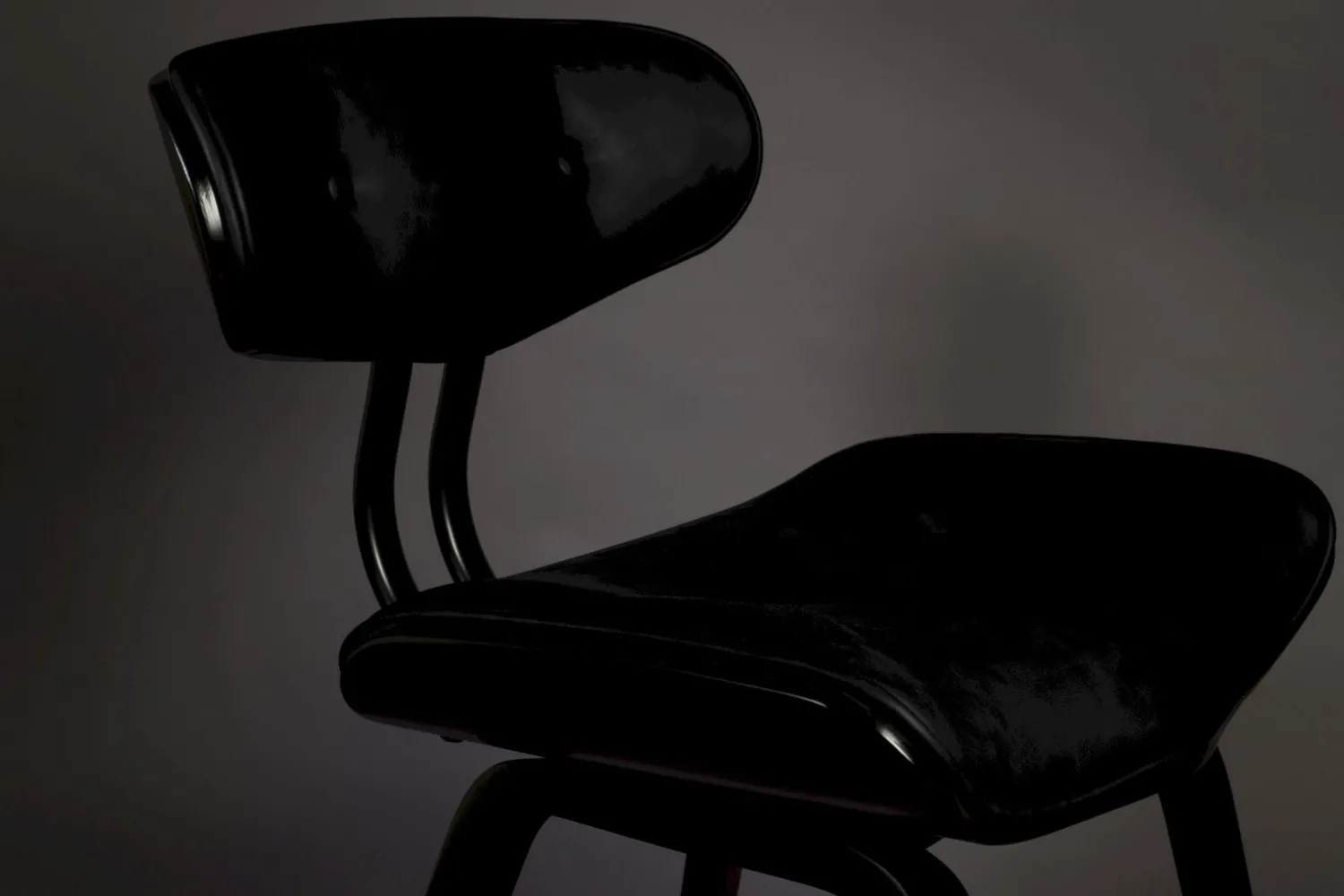Eetkamerstoelen Zonder Armleuning-Dutchbone wood Eetkamerstoel Black