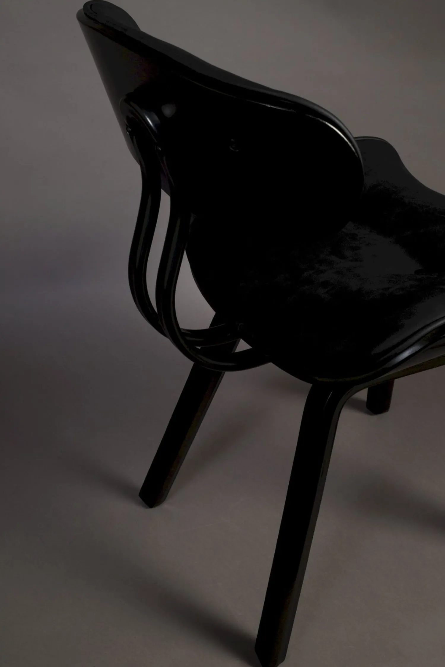 Eetkamerstoelen Zonder Armleuning-Dutchbone wood Eetkamerstoel Black