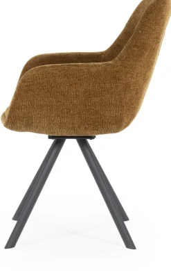Eetkamerstoelen Met Armleuning-By Boo Bliss Armstoel Mustard