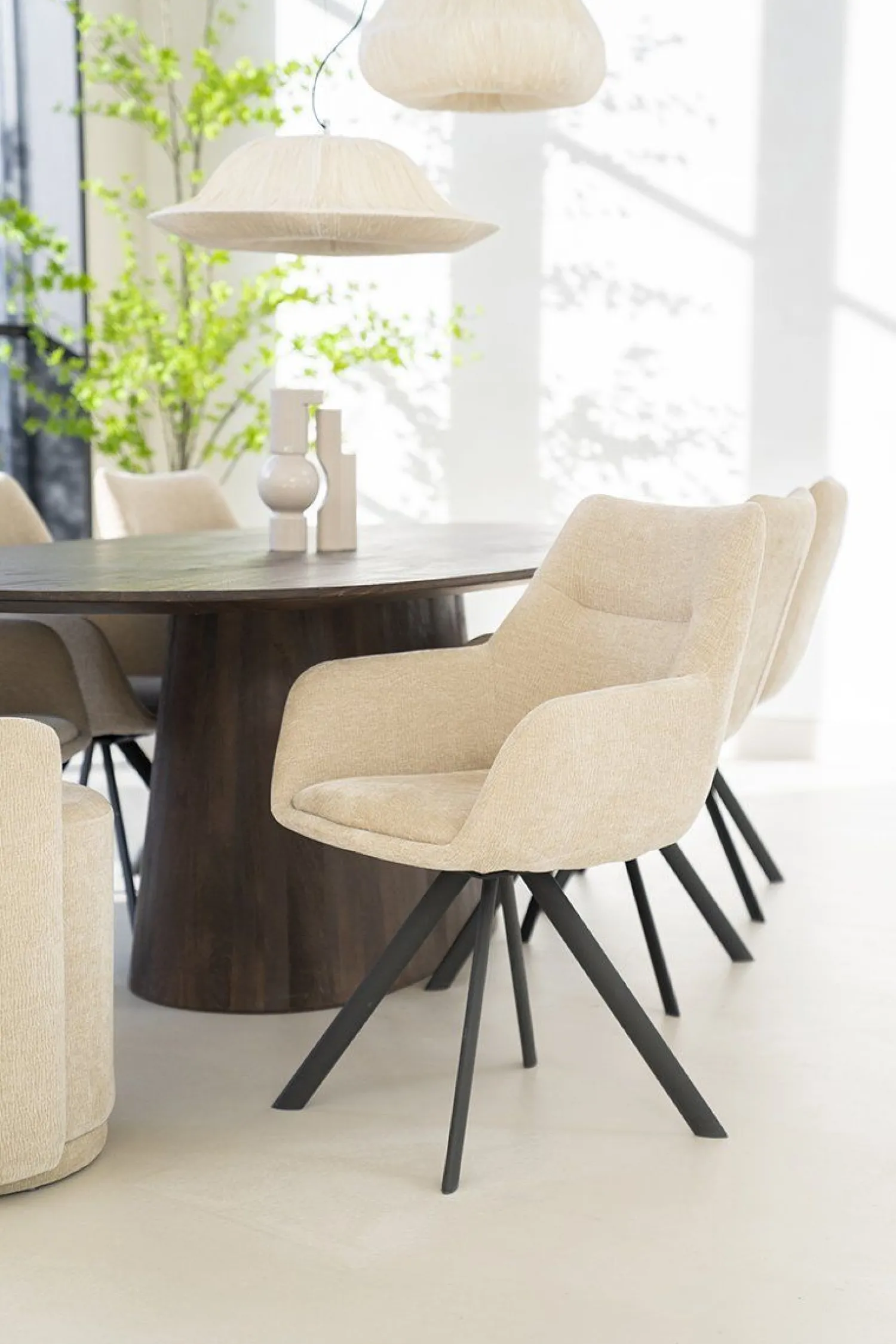 Eetkamerstoelen Met Armleuning-By Boo Bliss Armstoel Taupe