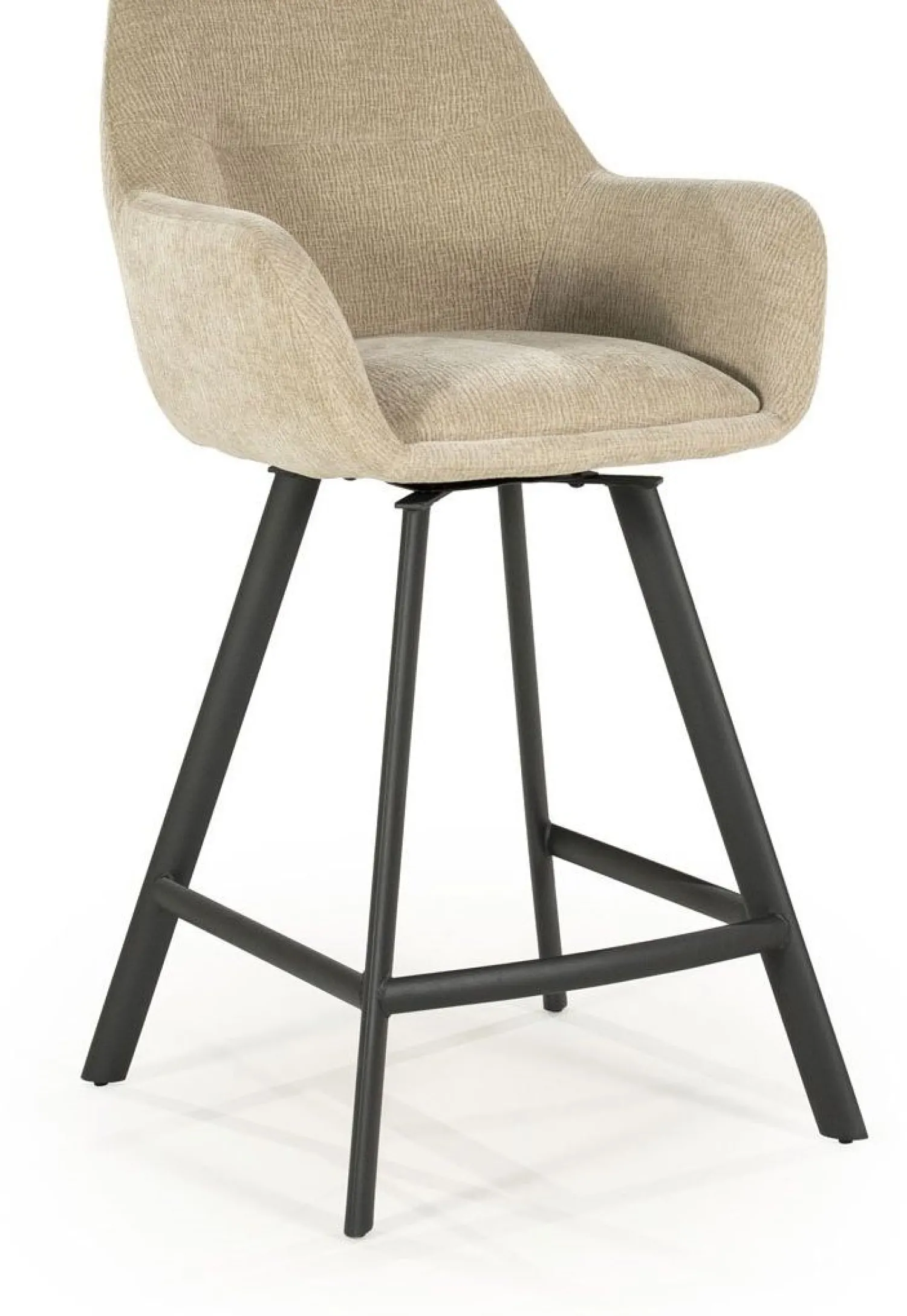 Stoffen Barkrukken-By Boo Bliss Barkruk Taupe