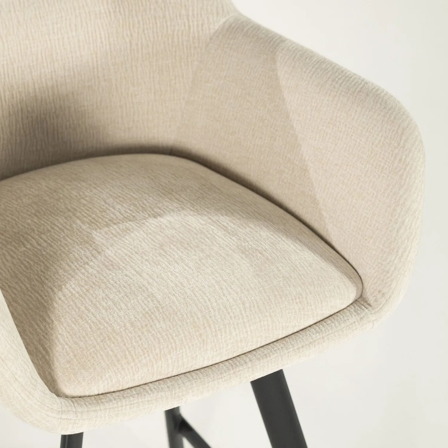 Stoffen Barkrukken-By Boo Bliss Barkruk Beige