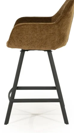 Stoffen Barkrukken-By Boo Bliss Barkruk Mustard