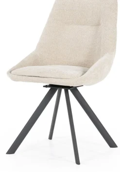Eetkamerstoelen Zonder Armleuning-By Boo Bliss Eetkamerstoel Taupe