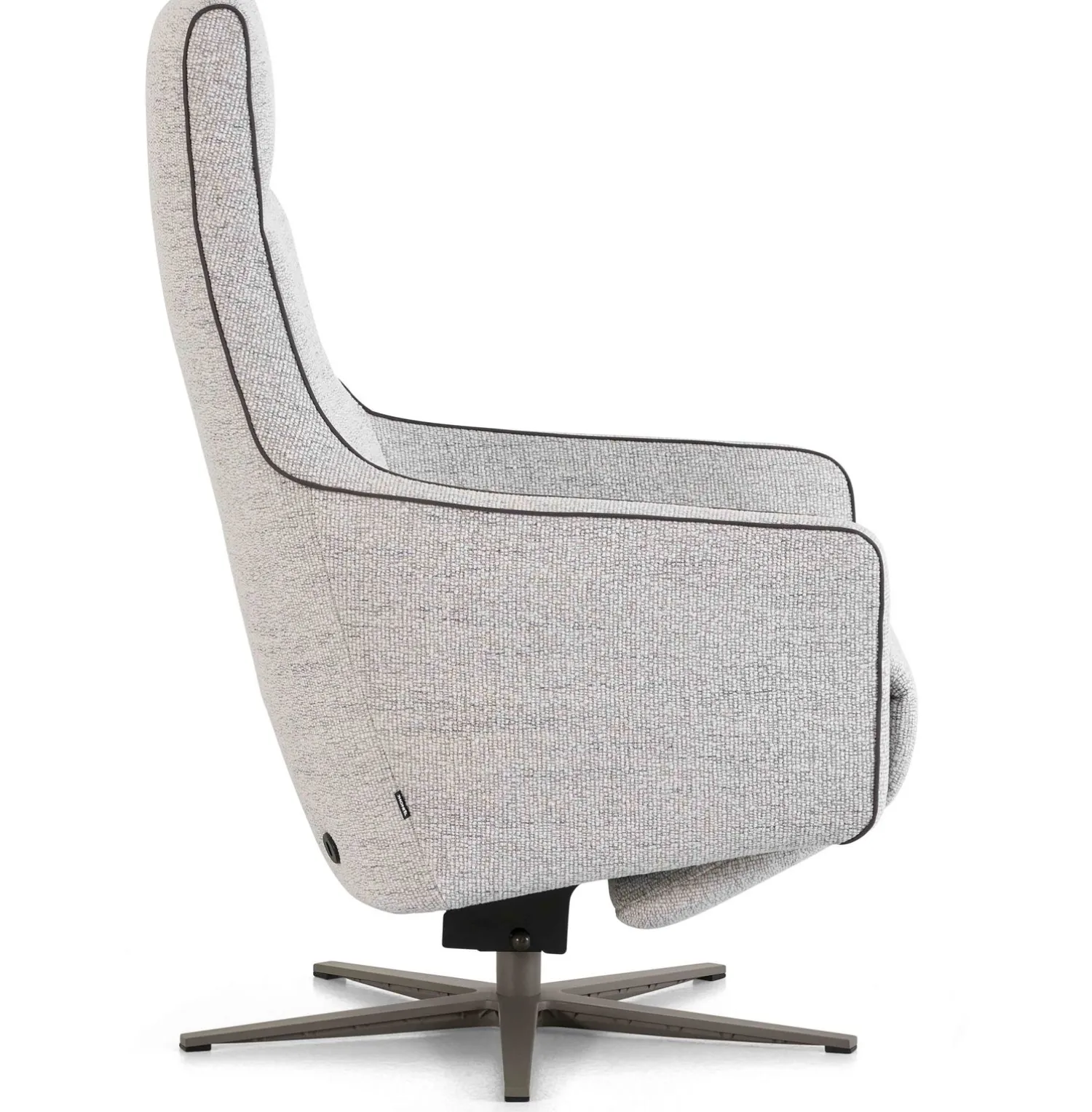 Relaxfauteuils-Montèl Bliss Relaxfauteuil Steel, White