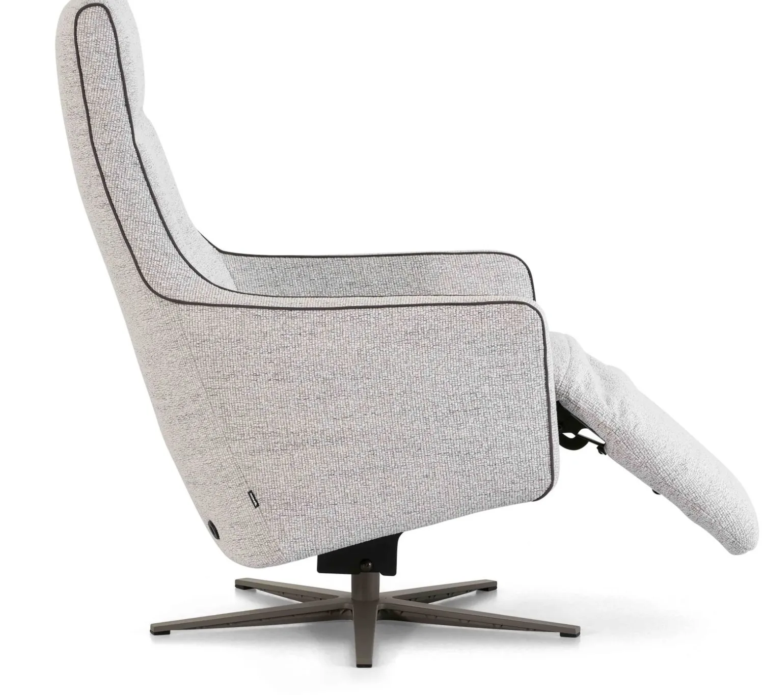 Relaxfauteuils-Montèl Bliss Relaxfauteuil Steel, White