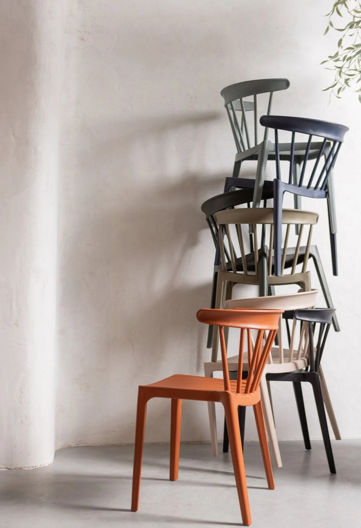 Tuinstoelen|Eetkamerstoelen Zonder Armleuning-WOOOD Bliss Tuinstoel Jade Groen