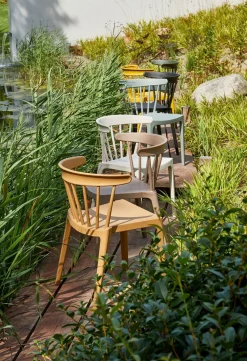 Tuinstoelen|Eetkamerstoelen Zonder Armleuning-WOOOD Bliss Tuinstoel Jade Groen