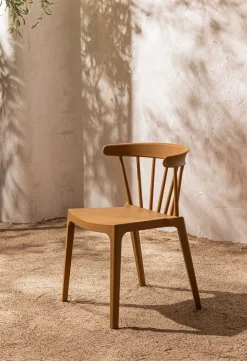 Tuinstoelen|Eetkamerstoelen Zonder Armleuning-WOOOD Bliss Tuinstoel Caramel Melange