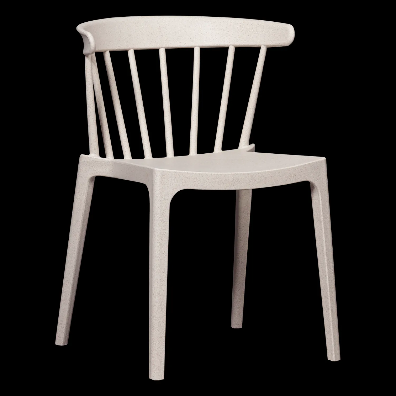 Tuinstoelen|Eetkamerstoelen Zonder Armleuning-WOOOD Bliss Tuinstoel Off White Melange