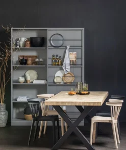 Tuinstoelen|Eetkamerstoelen Zonder Armleuning-WOOOD Bliss Tuinstoel Zwart