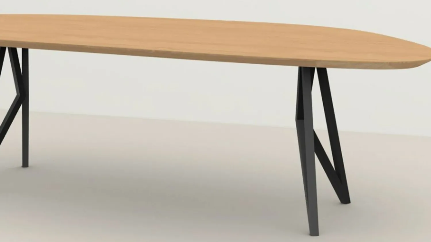 Houten Eettafels|Organische Eettafels-Studio HENK Blob Butterfly Eettafel Natural Light