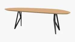 Houten Eettafels|Organische Eettafels-Studio HENK Blob Butterfly Eettafel Natural Light