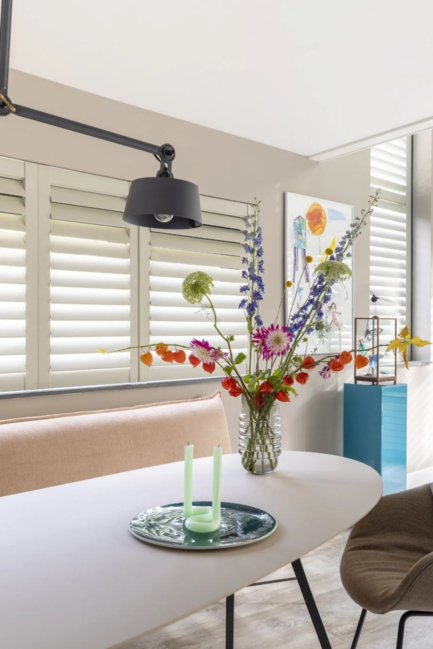 Houten Eettafels|Organische Eettafels-Studio HENK Blob Slim Co Eettafel Natural Light
