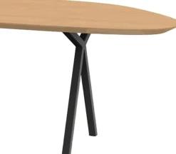 Houten Eettafels|Organische Eettafels-Studio HENK Blob Slim X-type Eettafel Natural Light