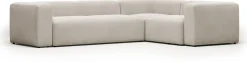 Hoekbanken-Kave Home Blok Hoekbank Beige