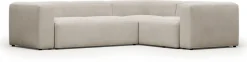 Hoekbanken-Kave Home Blok Hoekbank Beige