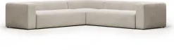 Hoekbanken-Kave Home Blok Hoekbank Beige