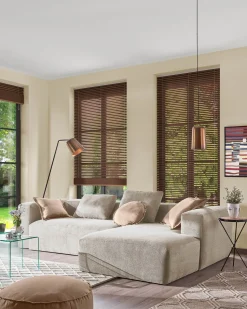 Hoekbanken-Kave Home Blok 4-Zits Hoekbank Beige