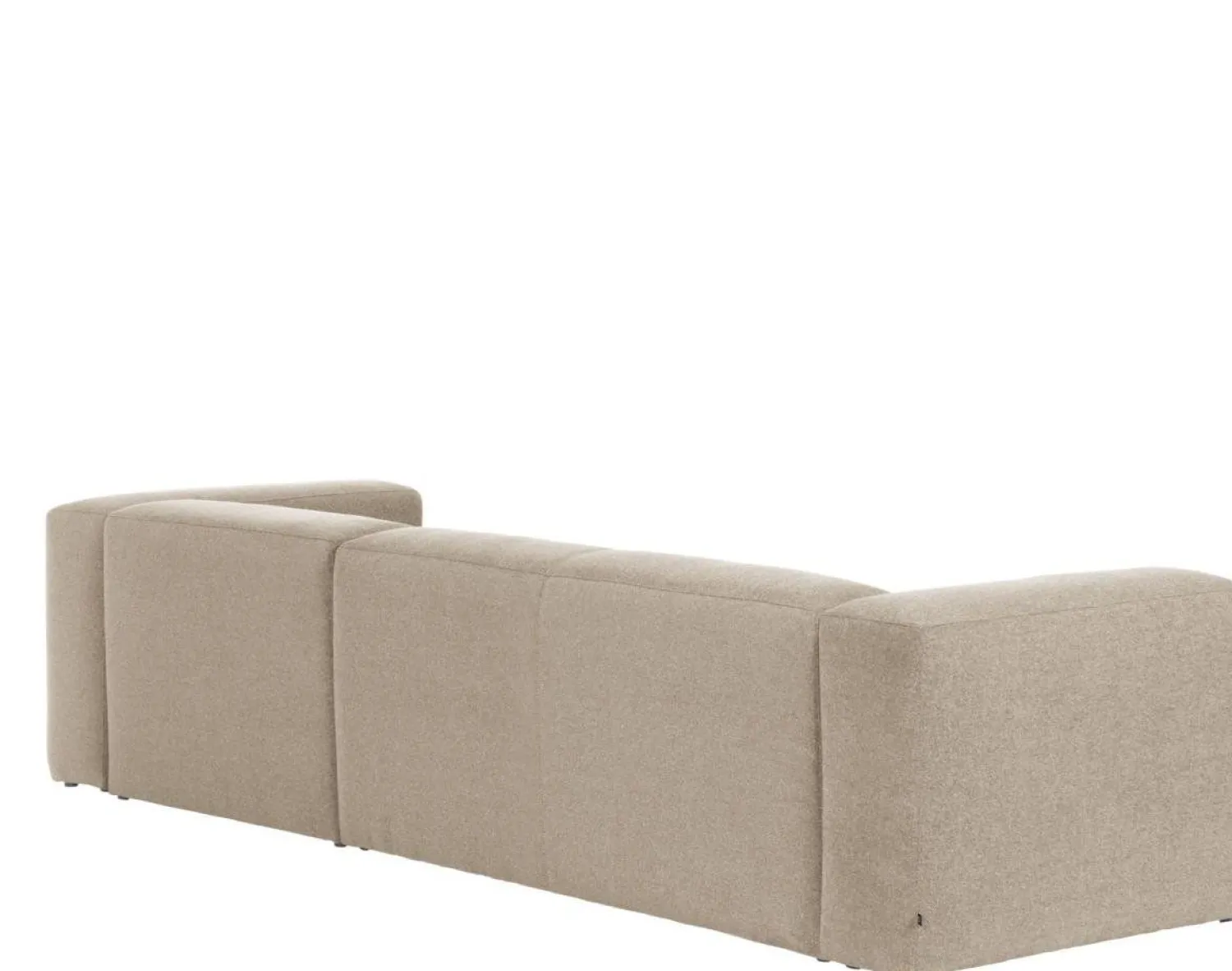Hoekbanken-Kave Home Blok 3-Zits Hoekbank Beige