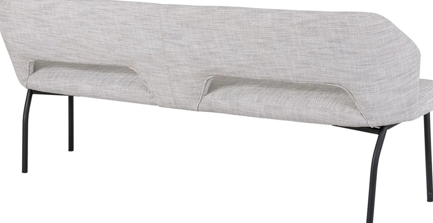 Stoffen Eetkamerbanken-MUST Living Bloom 190 Eetkamerbank Light Grey