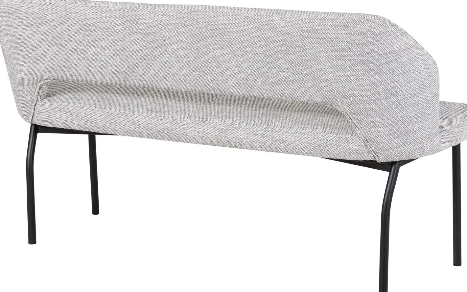 Stoffen Eetkamerbanken-MUST Living Bloom 150 Eetkamerbank Light Grey