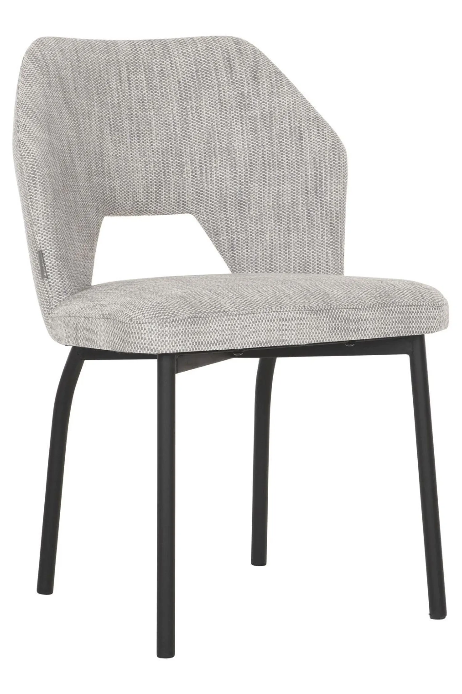 Eetkamerstoelen Zonder Armleuning-MUST Living Bloom Eetkamerstoel Polaris Light Grey