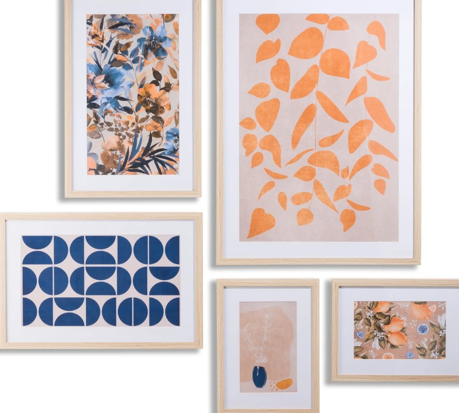 Wanddecoraties-COCO maison Bloom Set 5 Wanddecoratie Multi