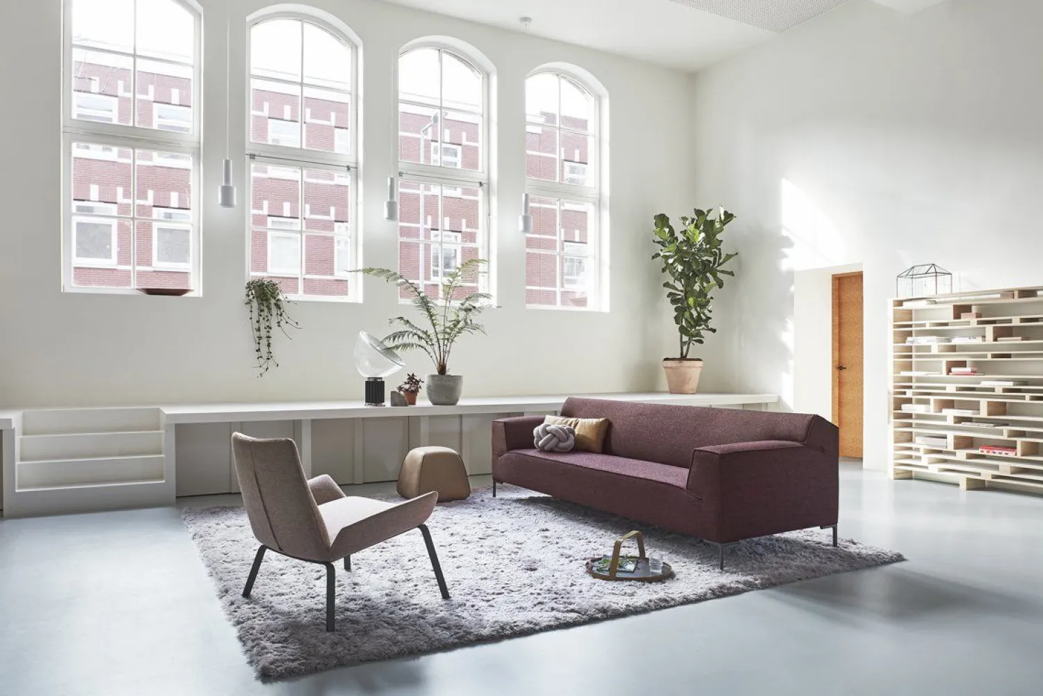 Zitbanken-Design on Stock Bloq Bank Grijs