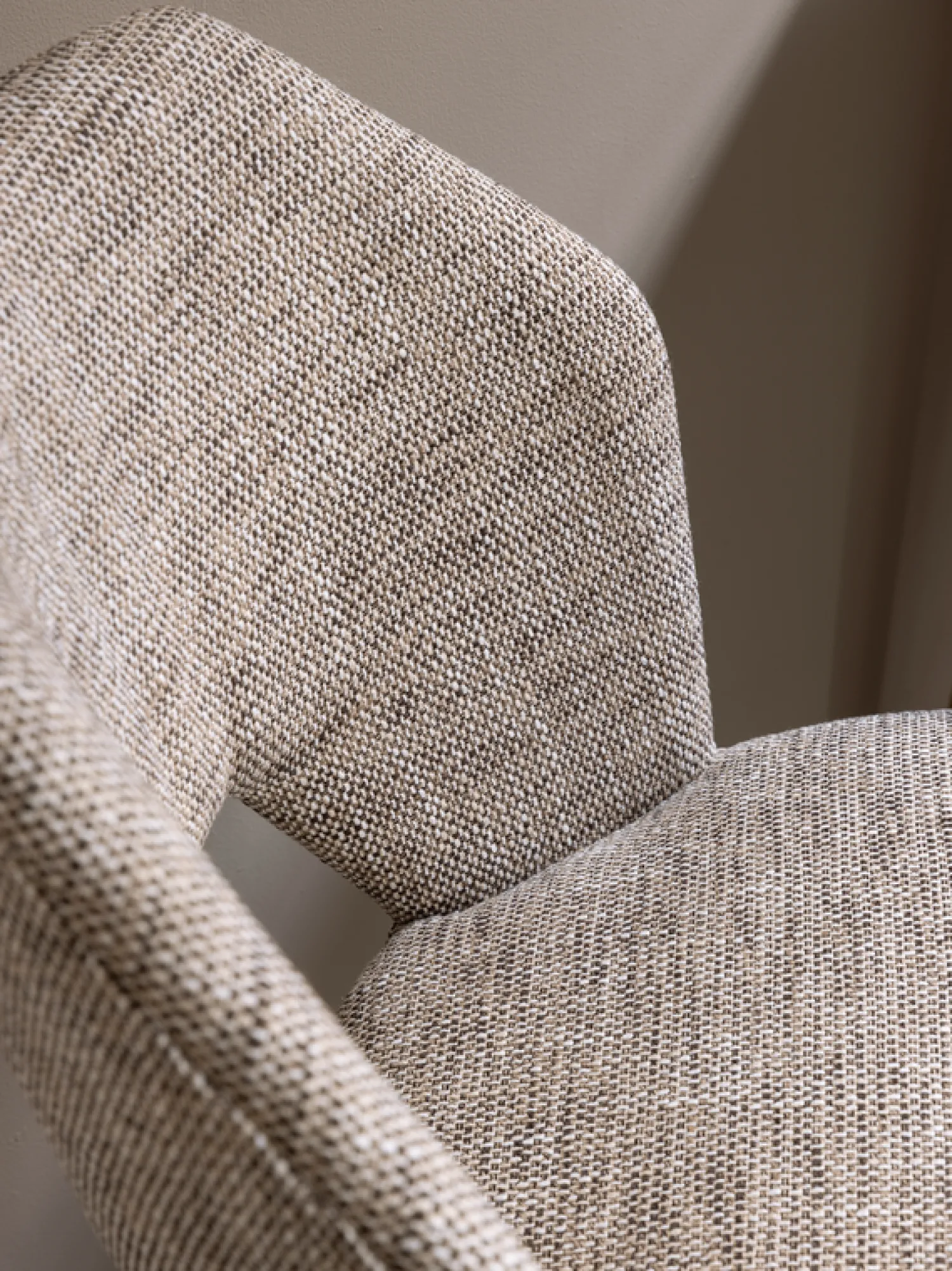 Eetkamerstoelen Zonder Armleuning-MUST Living Blossom Eetkamerstoel Brown