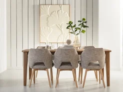 Eetkamerstoelen Zonder Armleuning-MUST Living Blossom Eetkamerstoel Brown