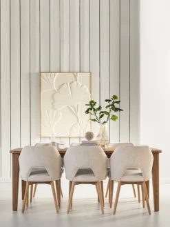 Eetkamerstoelen Zonder Armleuning-MUST Living Blossom Eetkamerstoel Naturel
