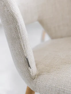 Eetkamerstoelen Zonder Armleuning-MUST Living Blossom Eetkamerstoel Naturel