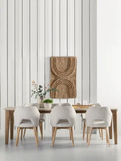 Eetkamerstoelen Zonder Armleuning-MUST Living Blossom Eetkamerstoel Naturel