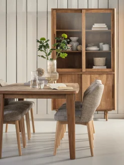 Eetkamerstoelen Zonder Armleuning-MUST Living Blossom Eetkamerstoel Naturel