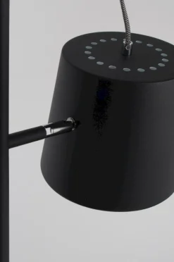 Industriële Vloerlampen|Vloerlampen-Zuiver Bluckle Head Vloerlamp Black