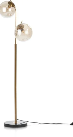 Vloerlampen|Vloerlampen-COCO maison Bo Vloerlamp Goud