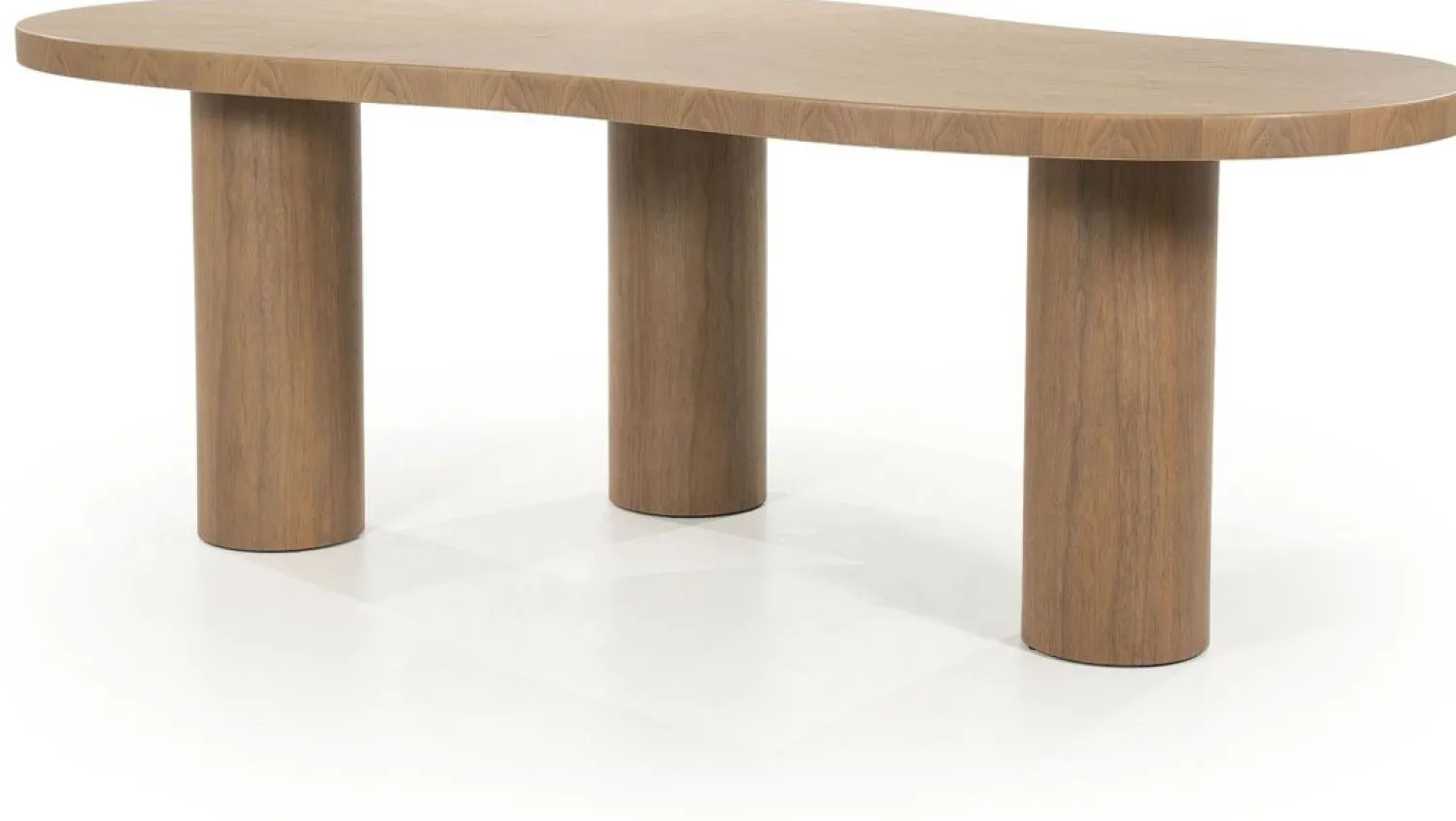 Organische Eettafels-Eleonora Bobbie Eettafel Lichtbruin