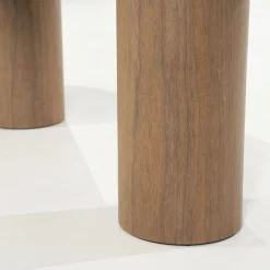 Organische Eettafels-Eleonora Bobbie Eettafel Lichtbruin