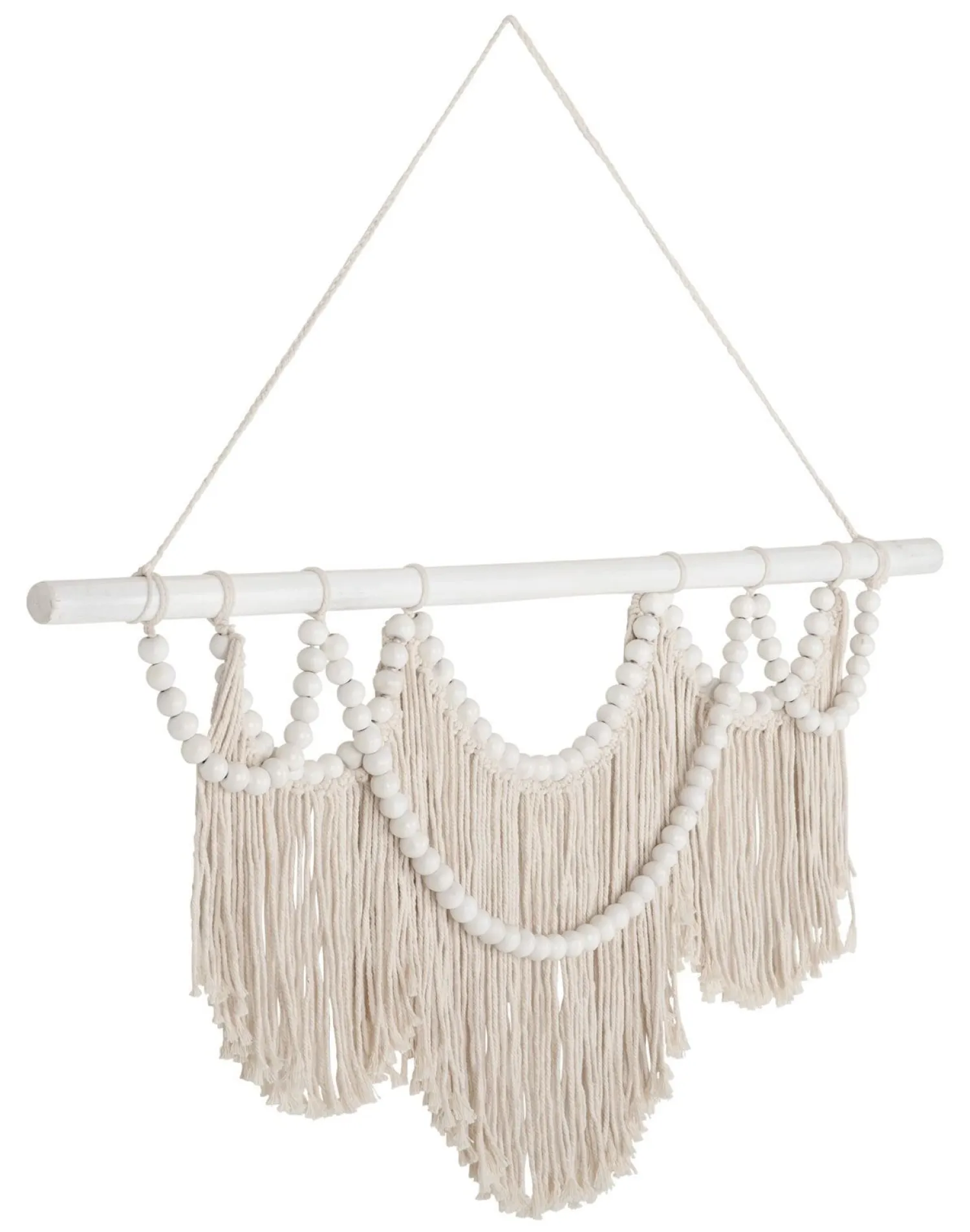 Wanddecoraties-MUST Living Boho Chic Wanddecoratie White