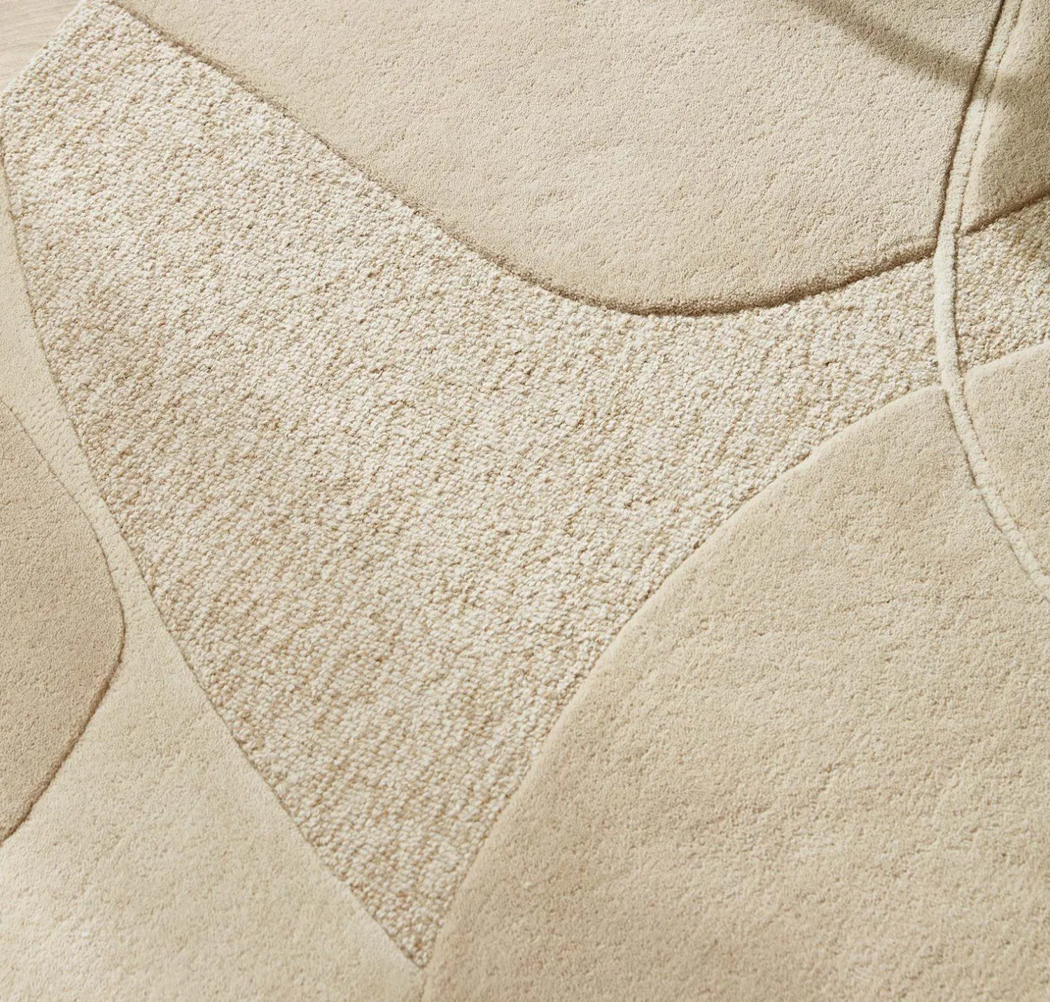 Vloerkleden|Wollen Vloerkleden-Brinker Carpets Bolsena Lago Vloerkleed Beige